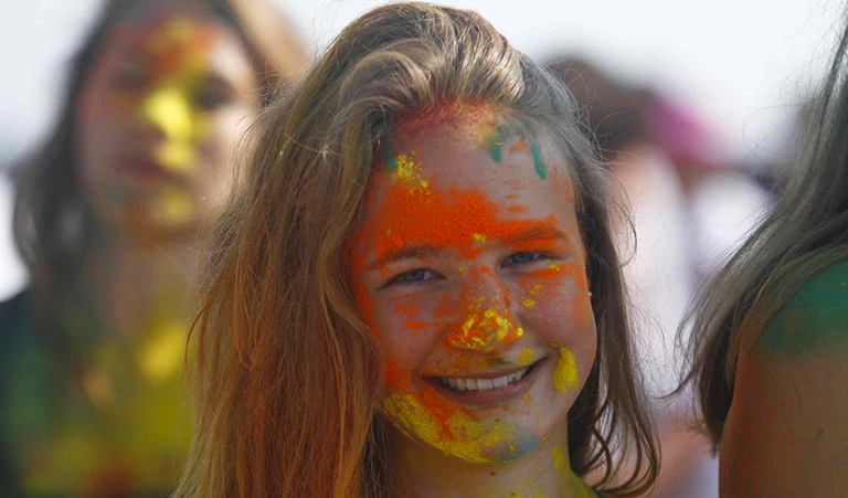 Color run carousel event image